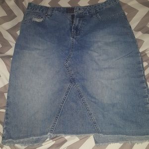 aéropostale jean skirt